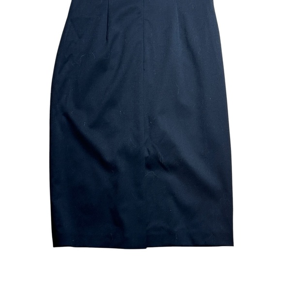 Renato Nucci Black Wool Vintage Style Midi Dress EU 34 - Picture 5 of 7